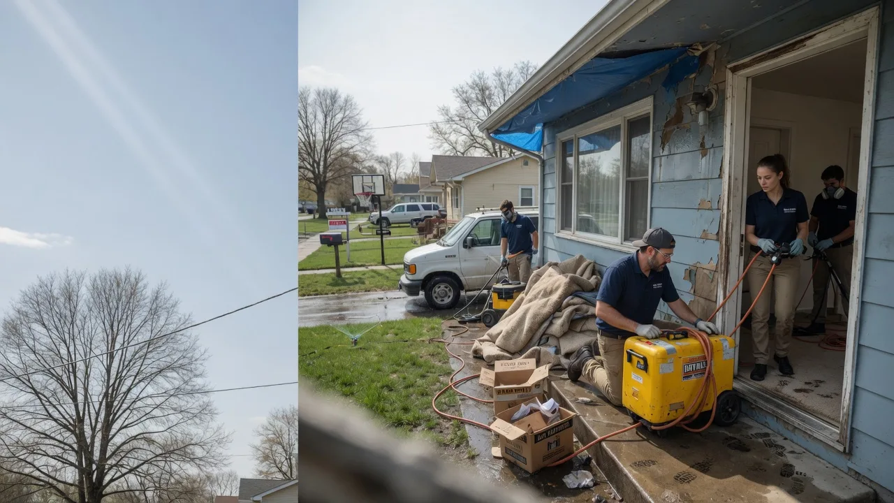 Basement Flood Cleanup in Marlinton, WV near me